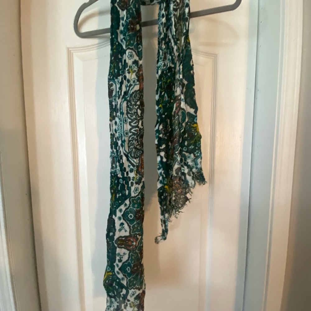 Floral Patterned Scarf